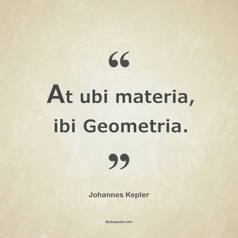 Wo Materie ist, dort ist auch Geometrie.