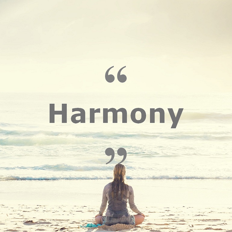 harmony quotes