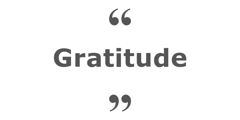 Quotes for: Gratitude
