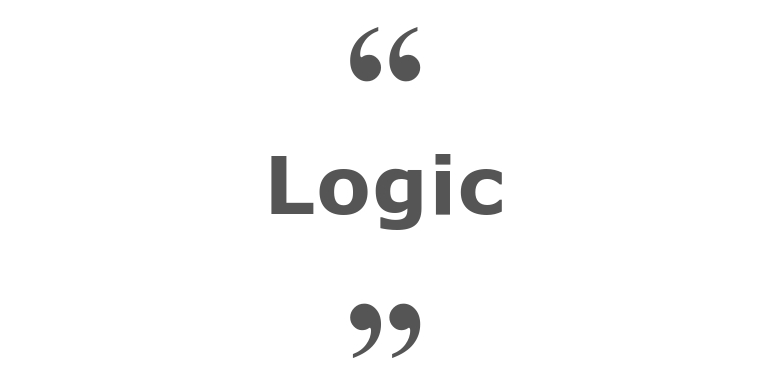 Quotes for: logic