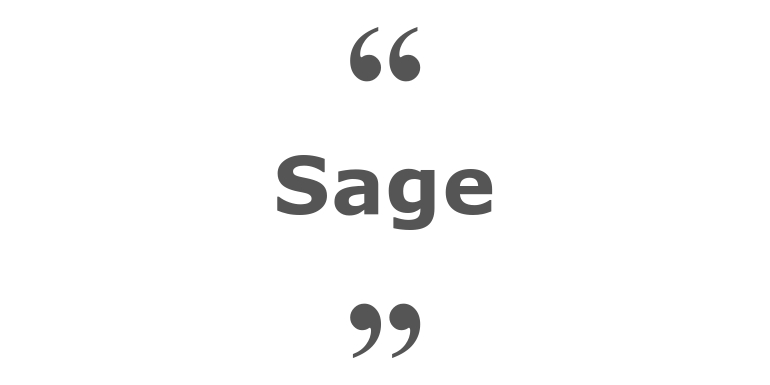 Quotes for: sage