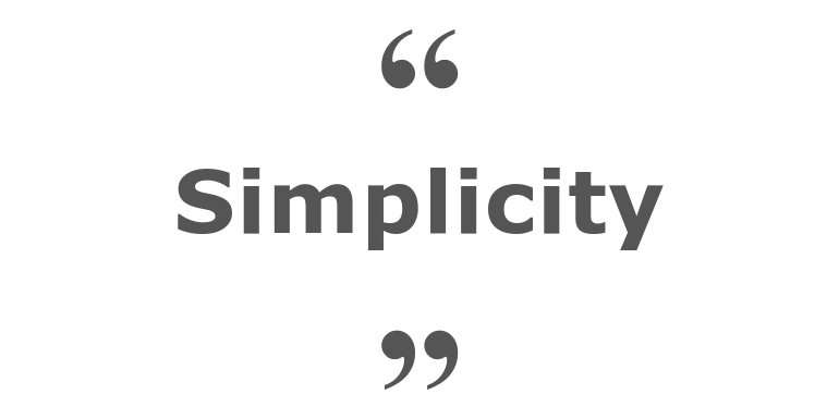 Quotes for: simplicity