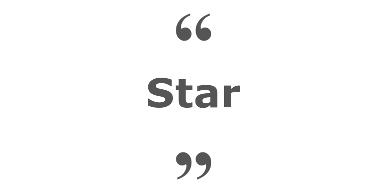 Quotes for: star
