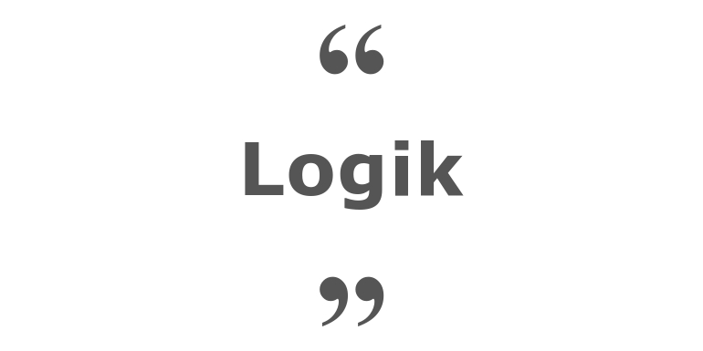 Zitate zum Thema: Logik